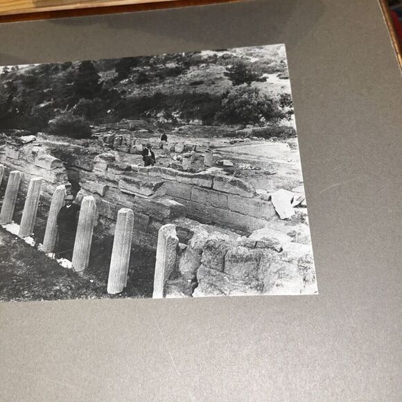 Theatre Oropos Greece Ruins Antique Mounted Greek Architecture Photo - Picture 3 of 5